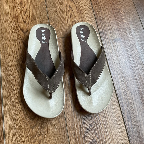 kiraku Shoes - Kiraku Sandals Womens  Flip Flop Slip On  78571 Size 9